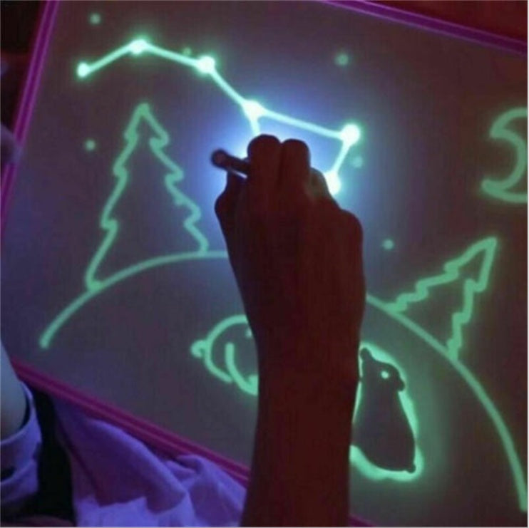 Neon Drawing Pad 3D Magic 8 Lights
