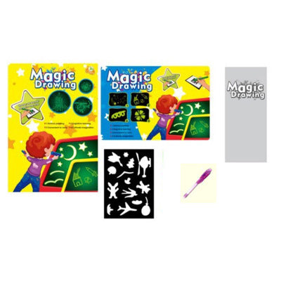 Neon Drawing Pad 3D Magic 8 Lights